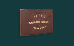 Histoire & Généalogie : les albums de monogrammes